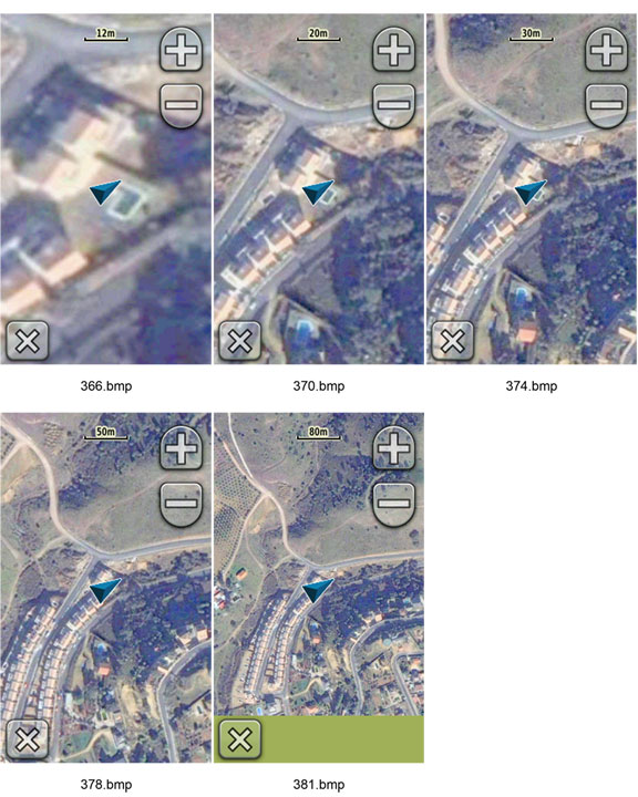 Mapa Birdseye